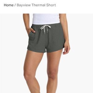 NWT Vuori Home Bayview Thermal Short